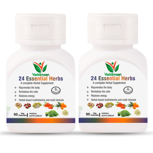 24 Essential Herbs 90 Capsule