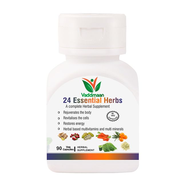 24 Essential Herbs 90 Capsule